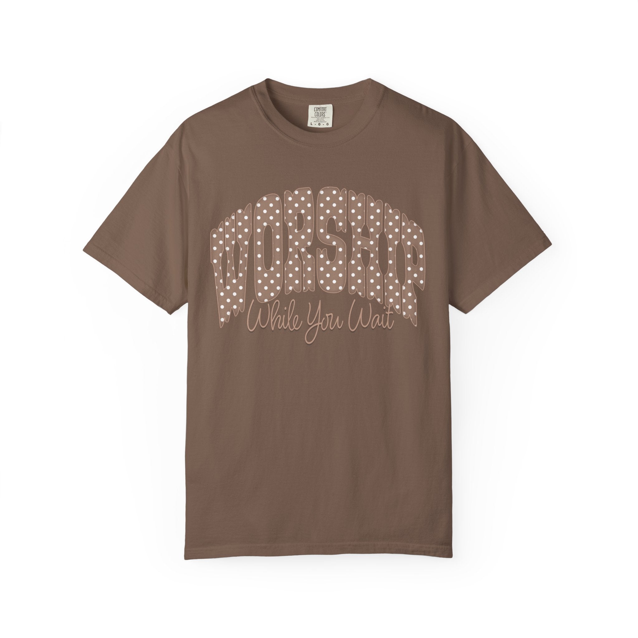 Worship Retro Dot Script Tee