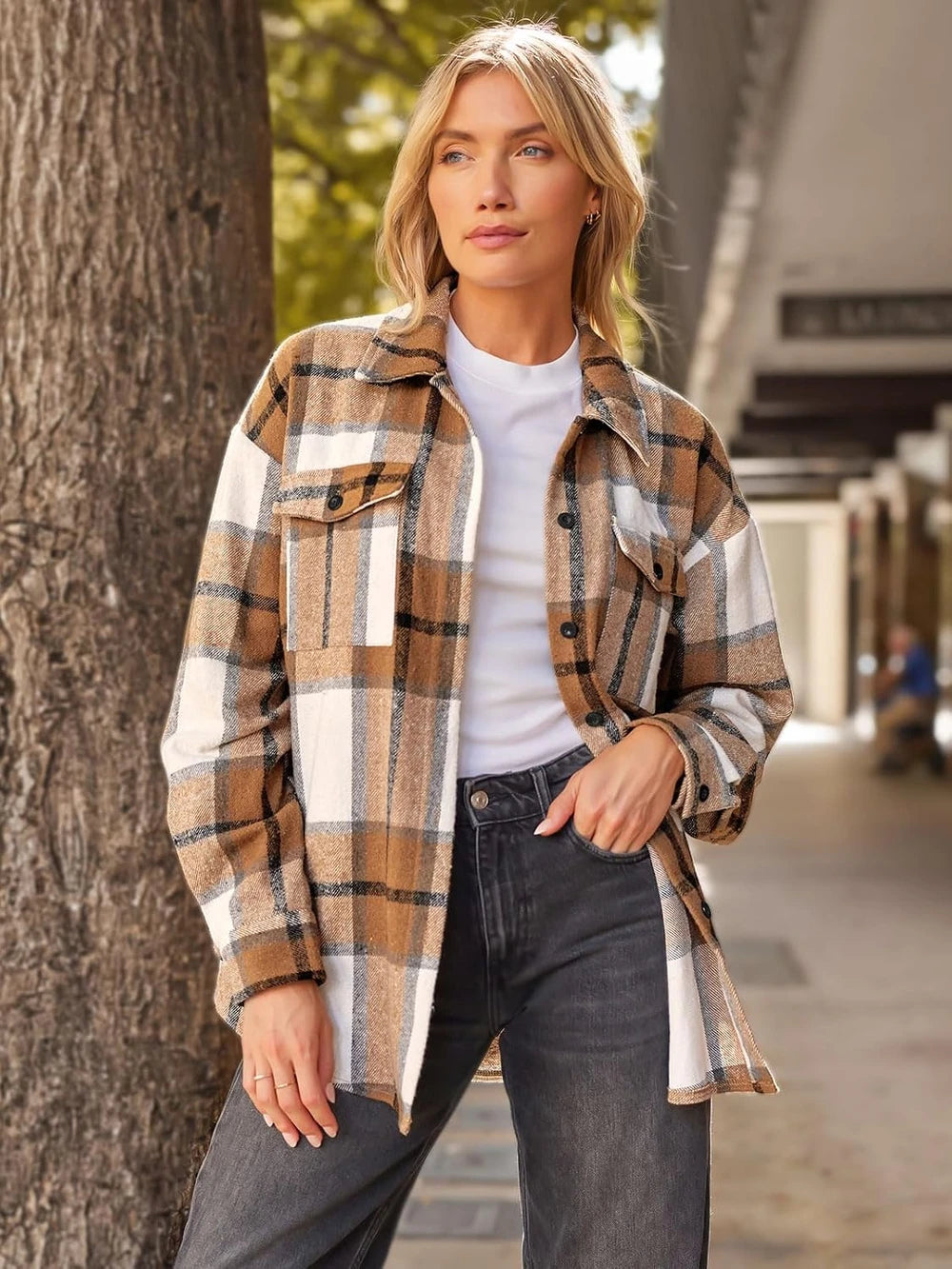 Soft Plaid Flannel Shacket