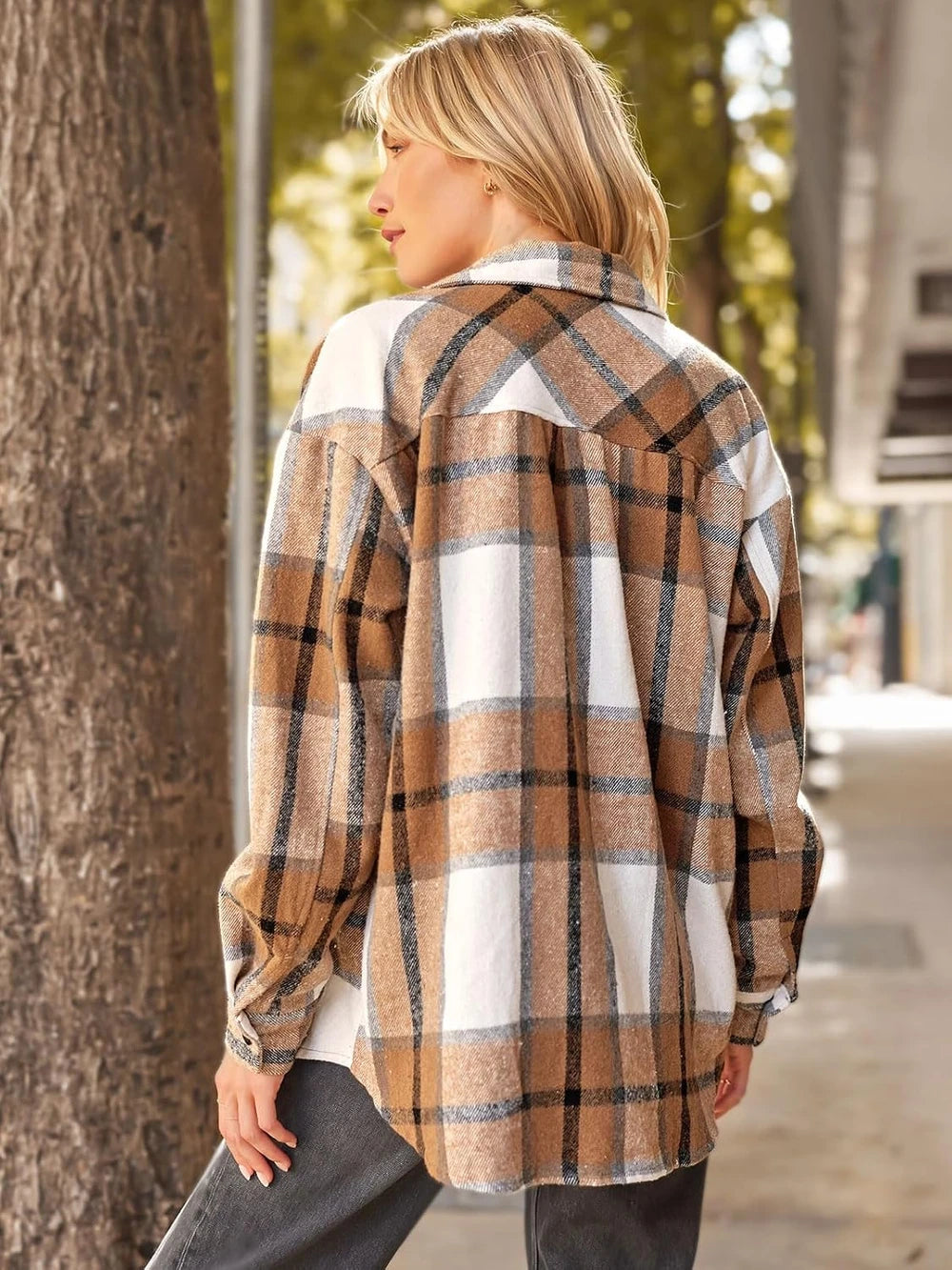 Soft Plaid Flannel Shacket