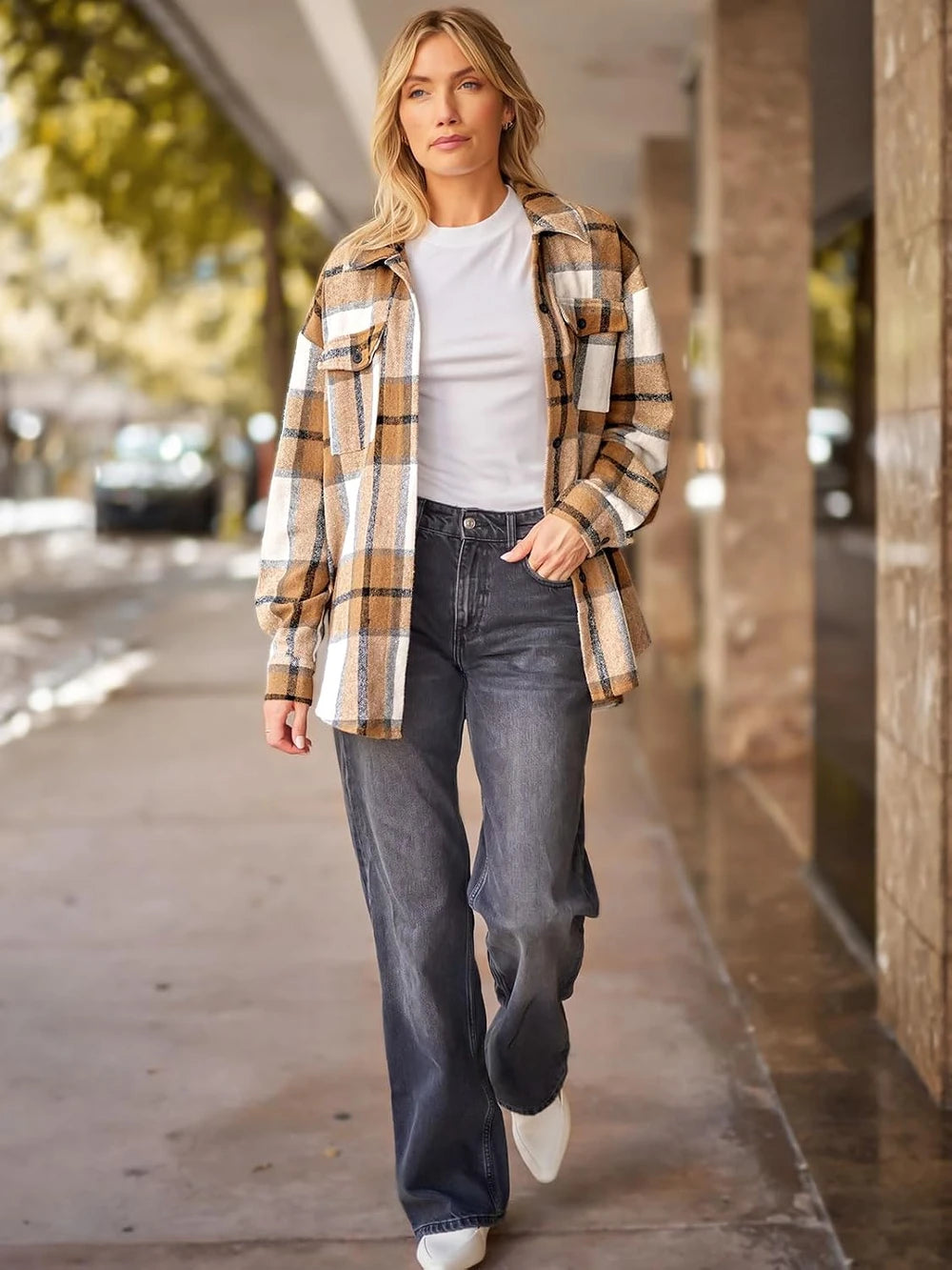 Soft Plaid Flannel Shacket